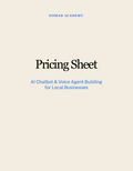 Pricing Sheet