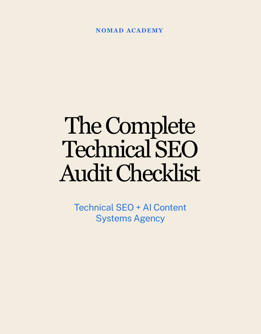 The Complete Technical SEO Audit Checklist