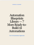 Automation Blueprints Library — 7 More Ready-to-Build AI Automations