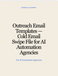 Outreach Email Templates — Cold Email Swipe File for AI Automation Agencies
